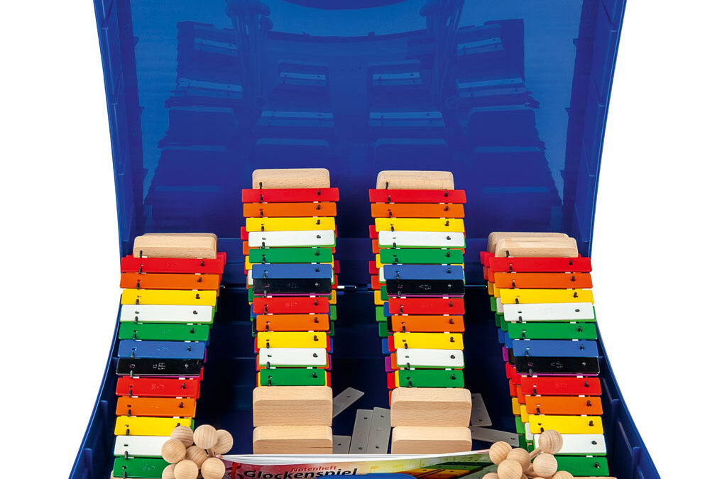 Komplekt 12 kellamängu sopran (värviline)